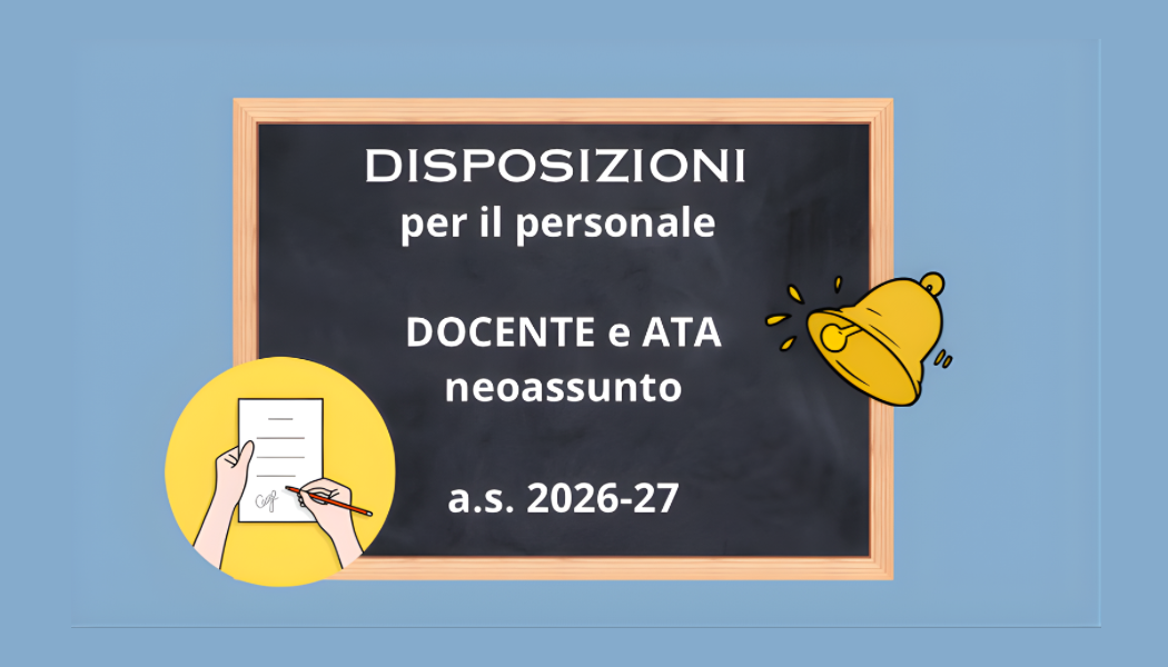 Disposizioni inizio anno
