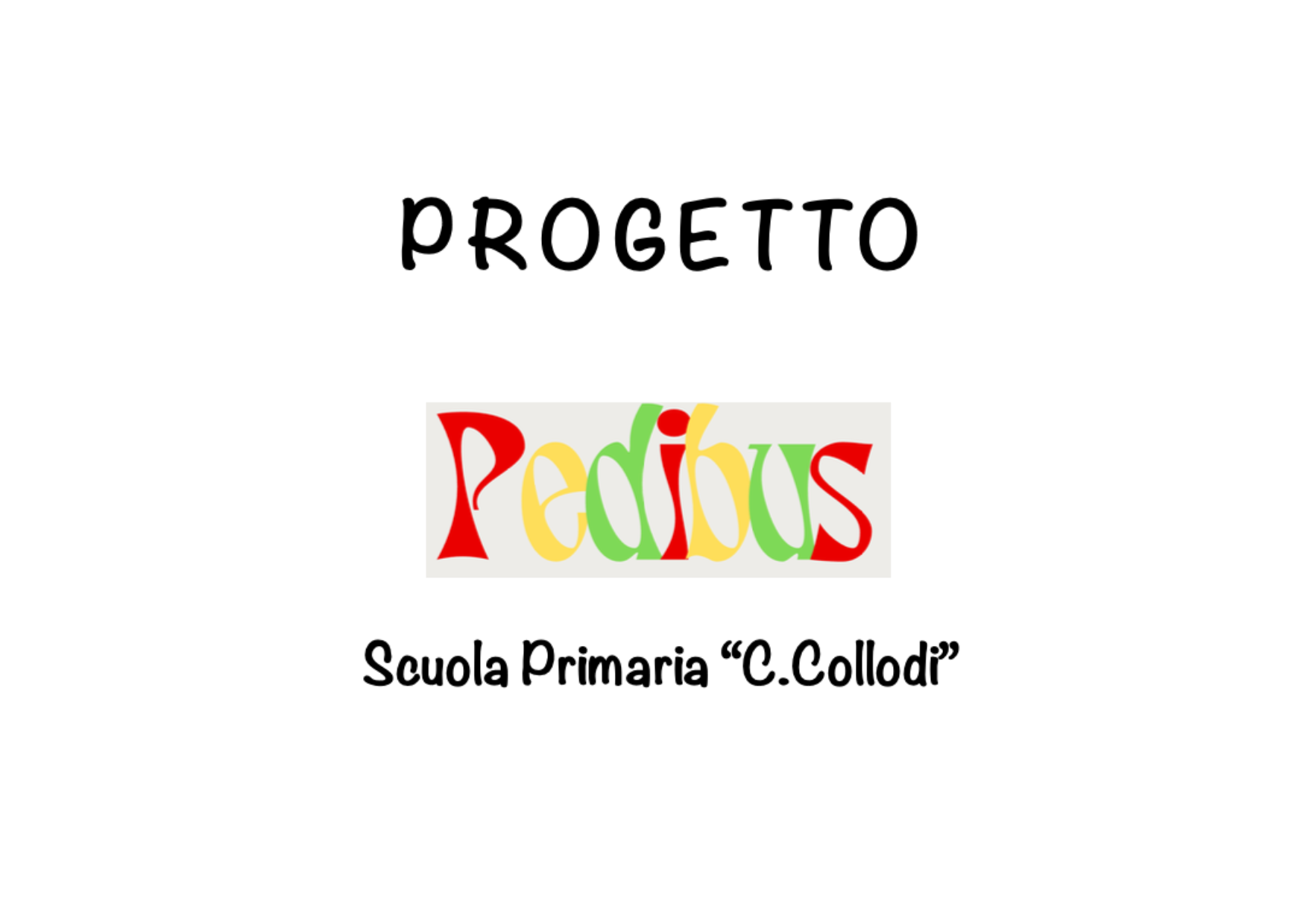 Pedibus scuola primaria Collodi